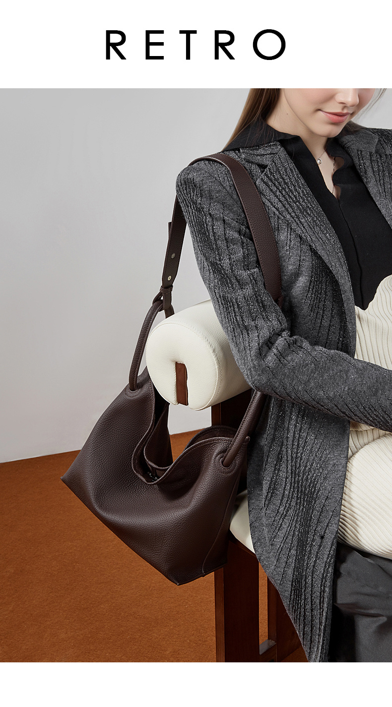 Tote Canasta Cuero Gran Capacidad 2026