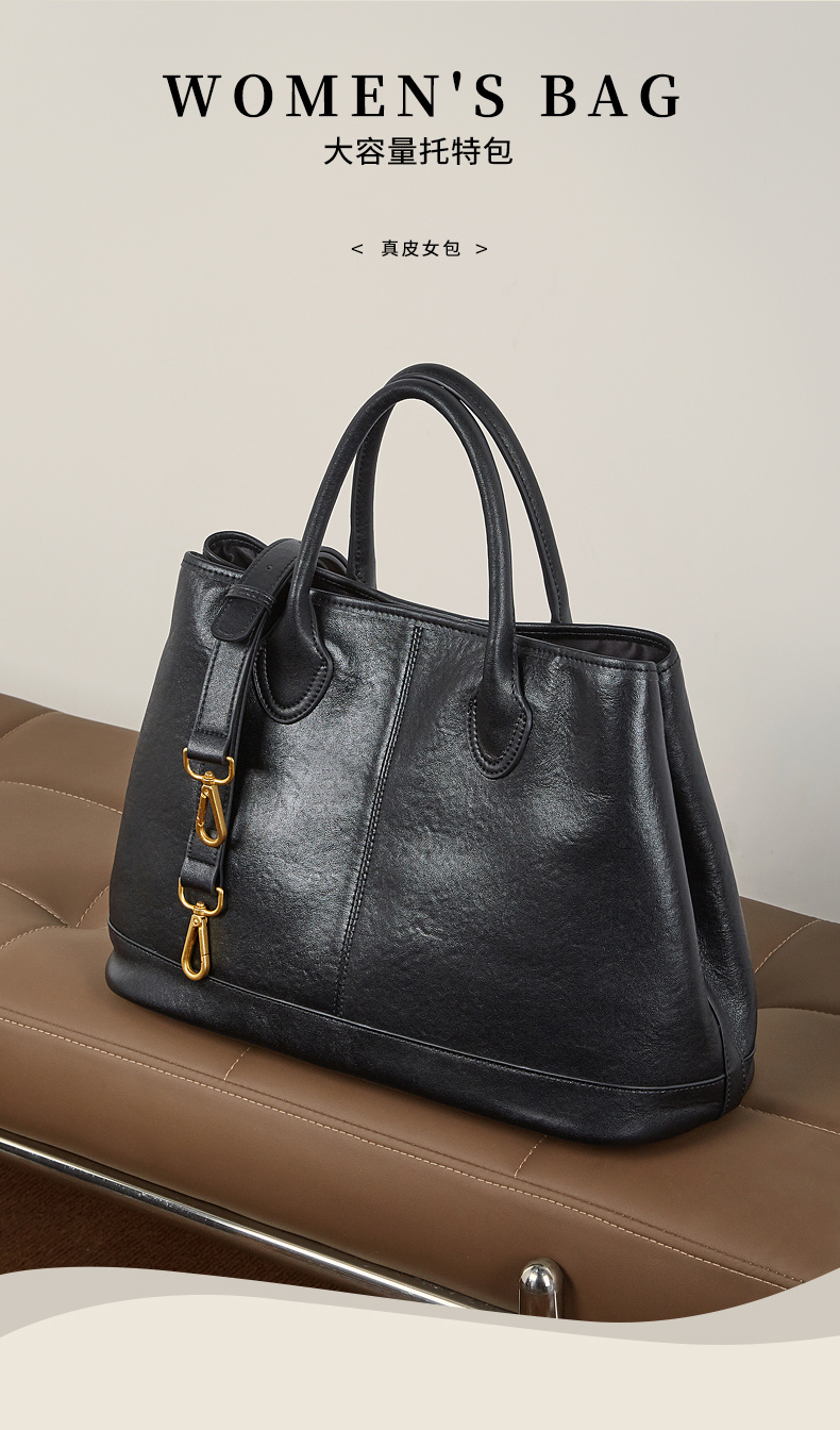 Tote Cuero Export Gran Capacidad