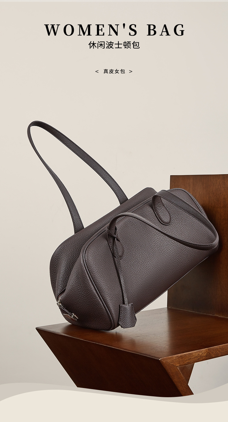 Boston Bag Cuero Premium